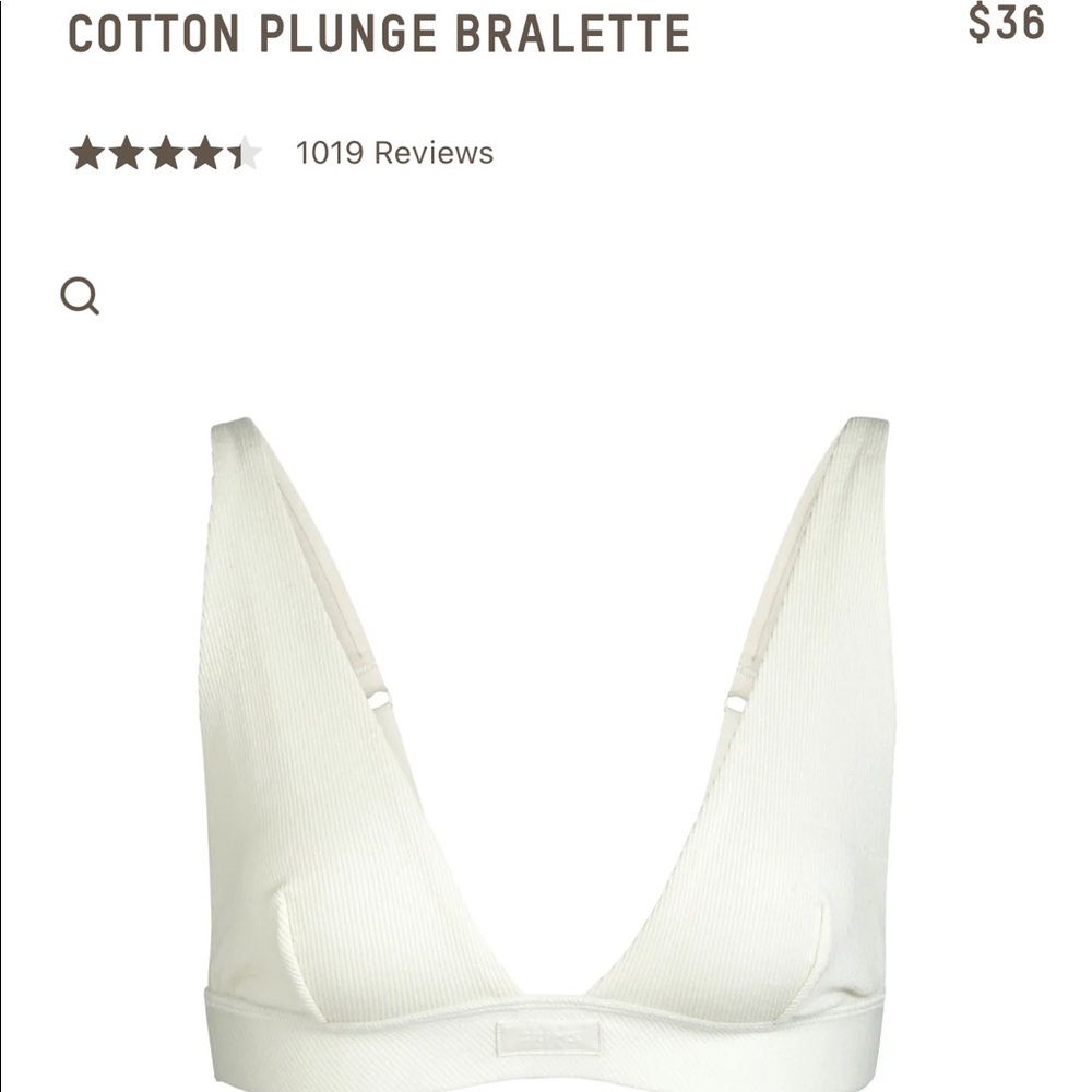 Skims bralette & thong set - bone (M)